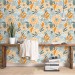 Floral wallpaper, farmhouse accent wallpaper wildflowers