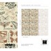 Vintage botanical wallpaper butterflies