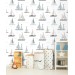 Wallpaper kids room, sailor nautical wallpaper nursery
