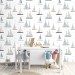 Wallpaper kids room, sailor nautical wallpaper nursery