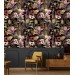 Vibrant tropical wallpaper, exotic flowers and plants