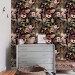 Vibrant tropical wallpaper, exotic flowers and plants