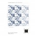 Floral wallpaper watercolor blue white flowers