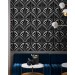 Art deco wallpaper fans black and white