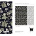 Dark floral wallpaper botanical flowers and leaves