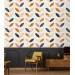 Boho wallpaper abstract leaves minimalist pattern