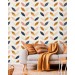 Boho wallpaper abstract leaves minimalist pattern
