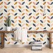 Boho wallpaper abstract leaves minimalist pattern