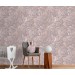 Large floral wallpaper Pastel mauve pink flowers