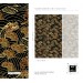 Dark wallpaper dragons on black oriental style