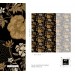 Dark floral wallpaper moody vintage design with flowers
