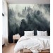 Foggy forest wallpaper Nature landscape mural