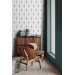 Geometric lines wallpaper minimalist black and white