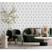 Geometric lines wallpaper minimalist black and white