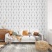 Geometric lines wallpaper minimalist black and white