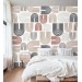Minimalist neutral wallpaper abstract geometric lines