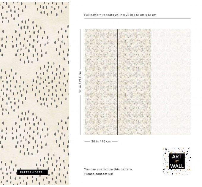 Boho minimalist wallpaper neutral circles