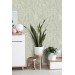 Neutral wallpaper minimalist leaves sage green