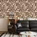 Vintage wallpaper elegant floral victorian style