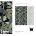 Dark botanical wallpaper Lush tropical leaves