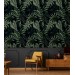 Dark tropical wallpaper with palm leaves