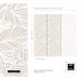 Minimalist botanical wallpaper delicate linear leaves