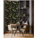 Dark botanical wallpaper wildflowers and herbs