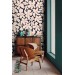 Bold floral wallpaper – Modern retro flower print