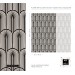 Art deco wallpaper geometric black and white accent wall decor