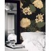 Dark floral wallpaper, moody flowers and leaves