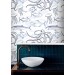 Nautical wallpaper fish Peel and stick removable accent wallpaper