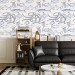 Nautical wallpaper fish Peel and stick removable accent wallpaper