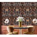 Art nouveau wallpaper vintage floral ornament