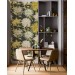 Floral wallpaper large chrysanthemums flowers