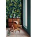 Tropical wallpaper, lush greenery, palm leaves