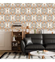 Abstract ethnic wallpaper Peel and stick accent wall
