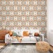 Abstract ethnic wallpaper Peel and stick accent wall