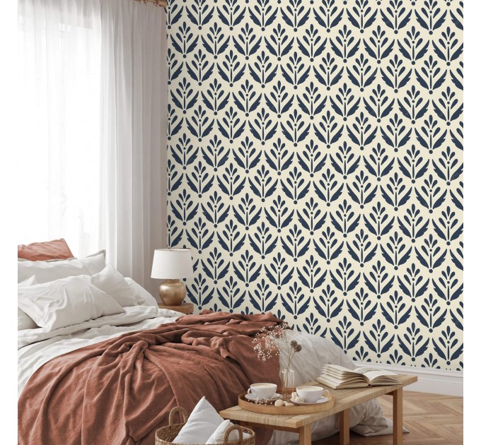 Boho wallpaper ethnic motives abstract pattern