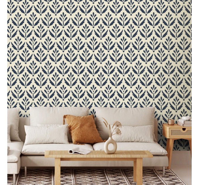 Boho wallpaper ethnic motives abstract pattern