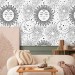 Celestial wallpaper sun and moon Boho chic style