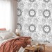 Celestial wallpaper sun and moon Boho chic style