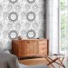 Celestial wallpaper sun and moon Boho chic style
