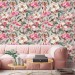 Floral wallpaper, beautiful watercolor flowers
