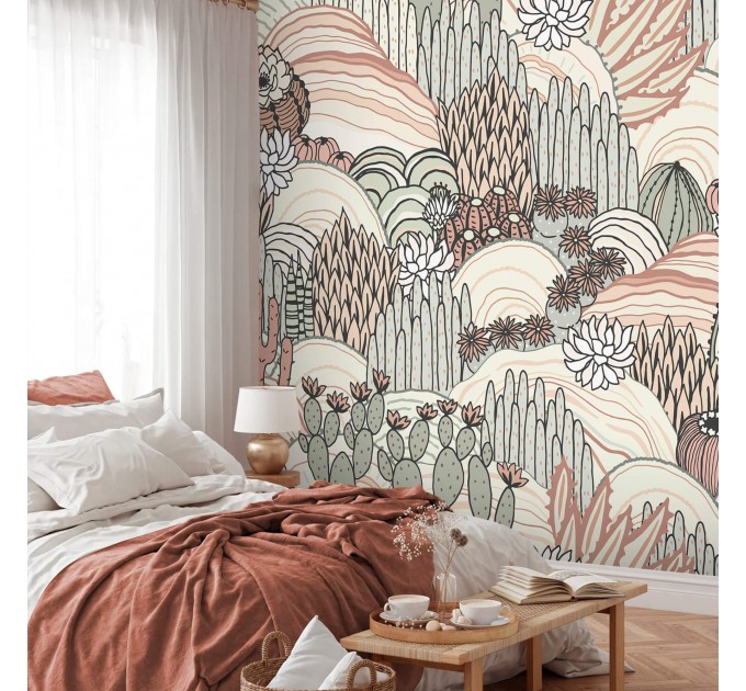 Desert plants wallpaper cacti and succulents