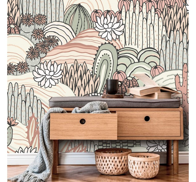 Desert plants wallpaper cacti and succulents