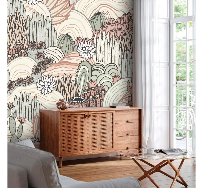 Desert plants wallpaper cacti and succulents