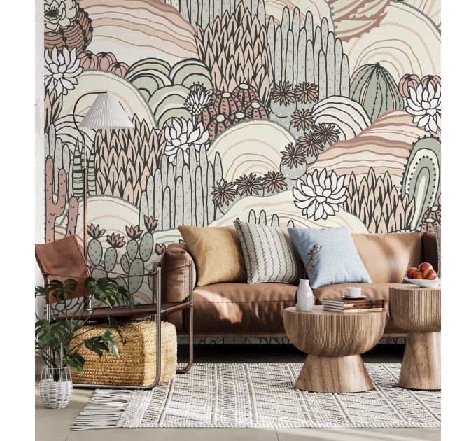 Desert plants wallpaper cacti and succulents