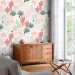 Boho cactus wallpaper Desert plants accent wall