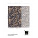 Dark floral wallpaper gold non metallic large flowers