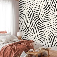 Abstract modern wallpaper Peel and stick or traditional